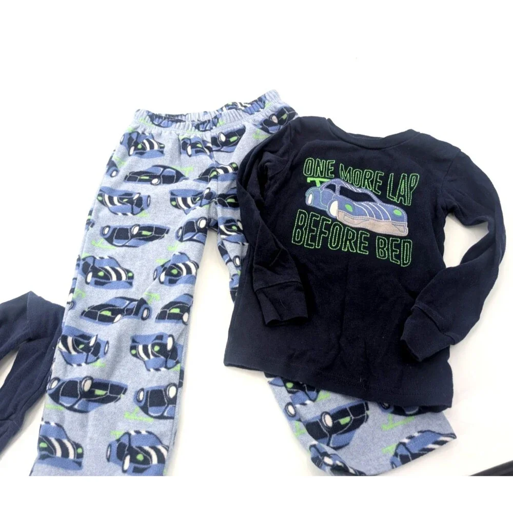 Carter Simple Joys Baby Toddler Pajamas Long Sleeve Pants Lot of 4 Size 3T